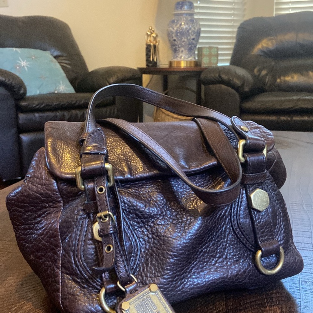Brown Leather Handbag Marc by Marc Jacobs